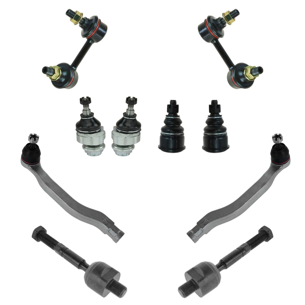 Front Steering & Suspension Kit Ball Joint Sway Bar Stabilizer Link Tie