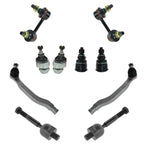 Front Steering & Suspension Kit Ball Joint Sway Bar Stabilizer Link Tie
