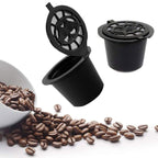 Coffee Capsule Filter Reusable Coffee Capsule Pod for Machines Refillable 4pcs, Refillable Filter Pod