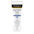 Neutrogena Age Shield Face Oil-Free Sunscreen Lotion with Broad Spectrum SPF 70, Non-Comedogenic Moisturizing