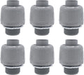 6-Pack 3/4 Inch Liquid Tight Conduit Connectors, Straight