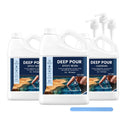 Deep Pour Epoxy Resin — 1.5 Gal, Crystal Clear for River Tables | 2-4" pour depth, bubble-free, UV-resistant, 180-min