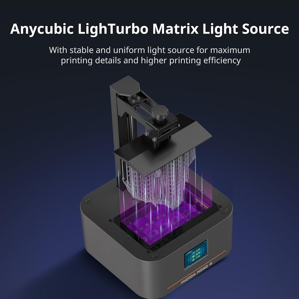 10K Resin 3D Printer, Photon Mono 4 and Wash and Cure Station 3.0