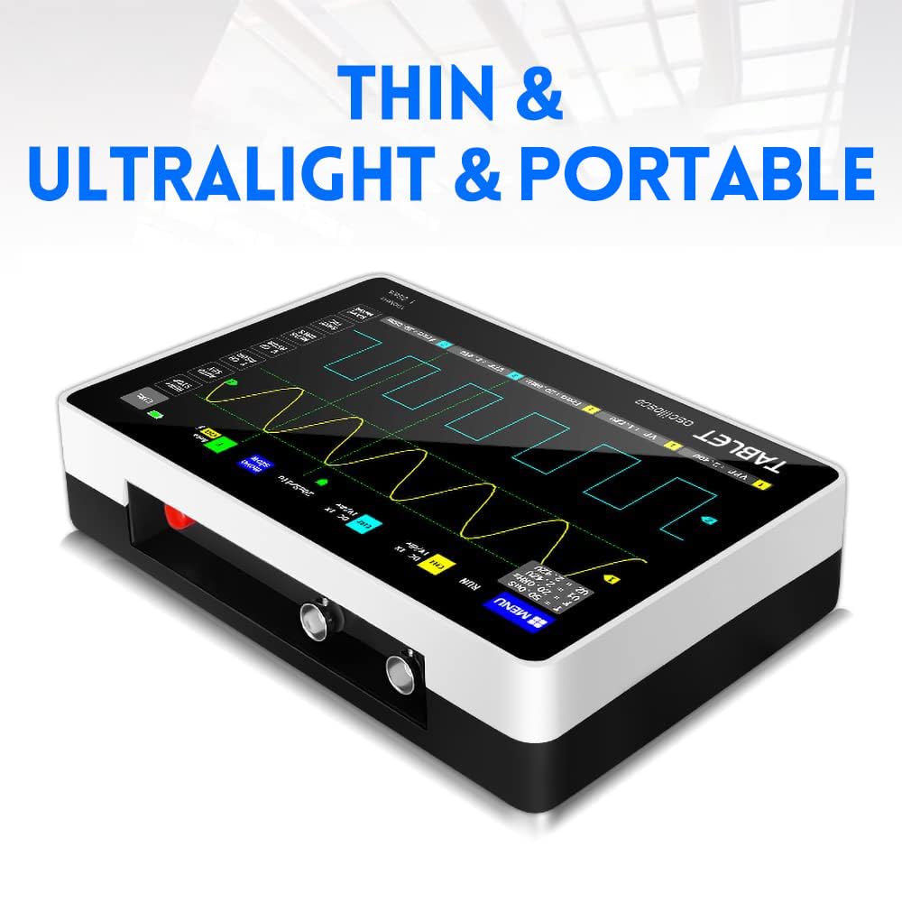 FNIRSI 1013D Plus 100MHz Oscilloscope, 2 Channel Oscilloscope 7" TFT Touch