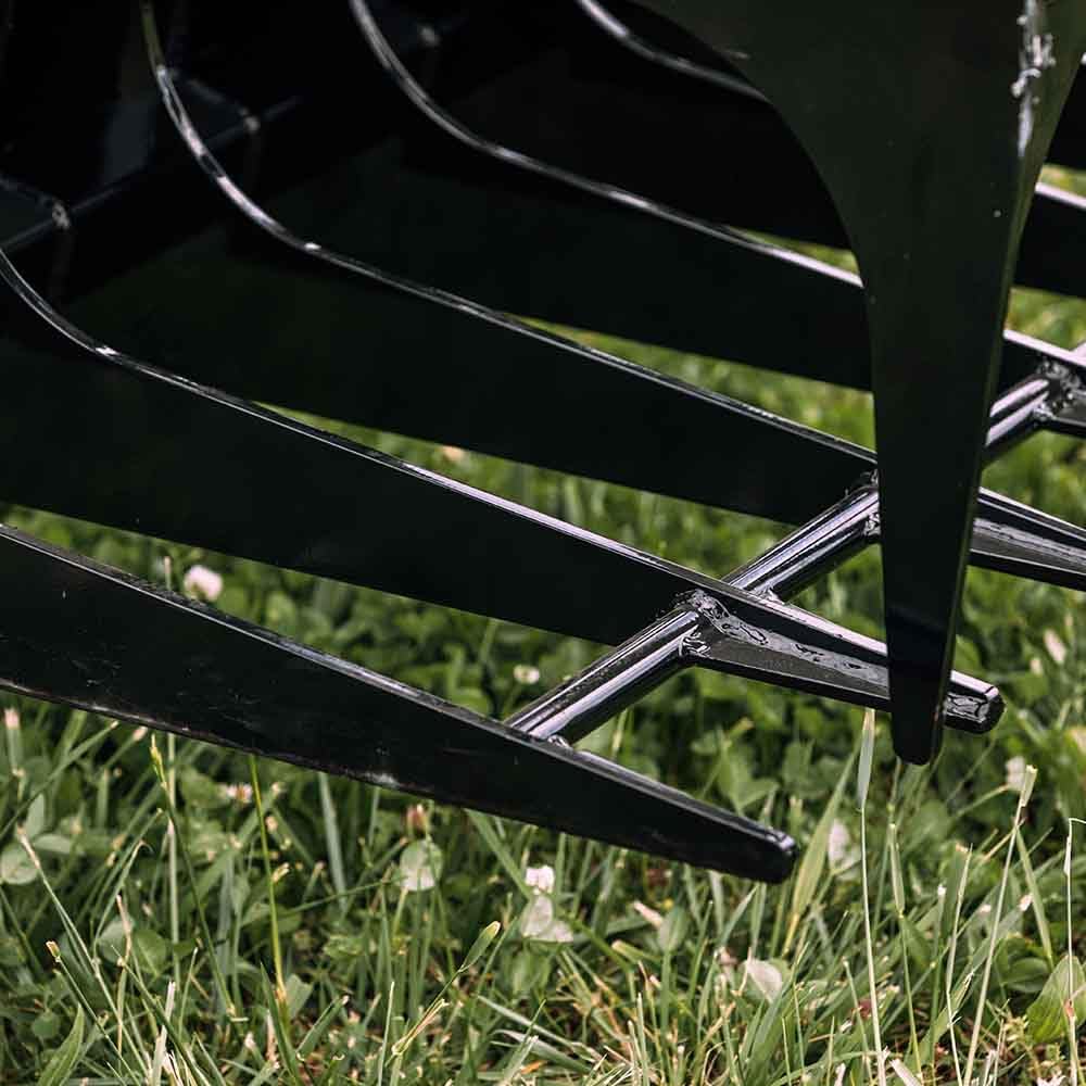 42" Mini Skid Steer Root Grapple Bucket, Universal Quick Tach Connection, 3,000 PSI Hydraulic Cylinder with Cylinder