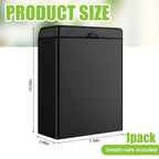 1 Pcs Sanitary Napkin Receptacle Wall Mounted,Black