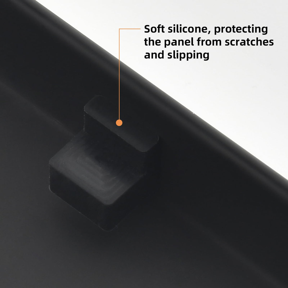 24‑Inch Linear Shower Drain, Matte Black Tile‑Insert Panel