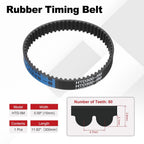 HTD 5M Timing Belts, 300mm Pitch Length x 15mm Width x 3.8mm Height