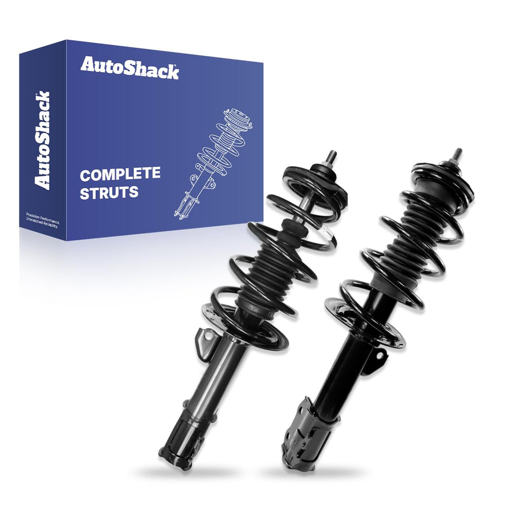 AutoShack Front Complete Struts Assembly with Coil Springs, 2pcs