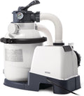 1,500 GPH Krystal Clear Sand Filter Pump for Above Ground Pools, Swimming Pool Pump with Automatic Timer - Improved