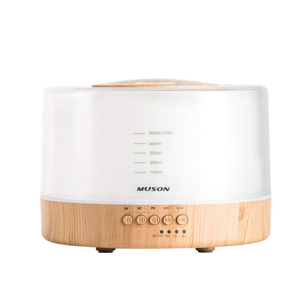 Essential Oil Diffuser Sound Machine Combo Diffuser for Aromatherapy Fragrant Oil Cool Mist Humidifier with Natural