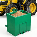 Tractor Ballast Box with 800 Lbs Load Capacity, Category 1 Three Point Hitch, 5 Cu.ft Heavy Duty Steel Rear