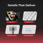 35-Piece Stainless Steel Camera Screws Screw Set with Case- 6389