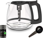 Replacement Coffee Pot, Only Compatible for Cuisinart DCC1220BKS