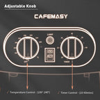 Home Coffee Bean Roaster Machine - CAFEMASY Coffee Bean Handle Design Electric Automatic Coffee Roaster with Timer