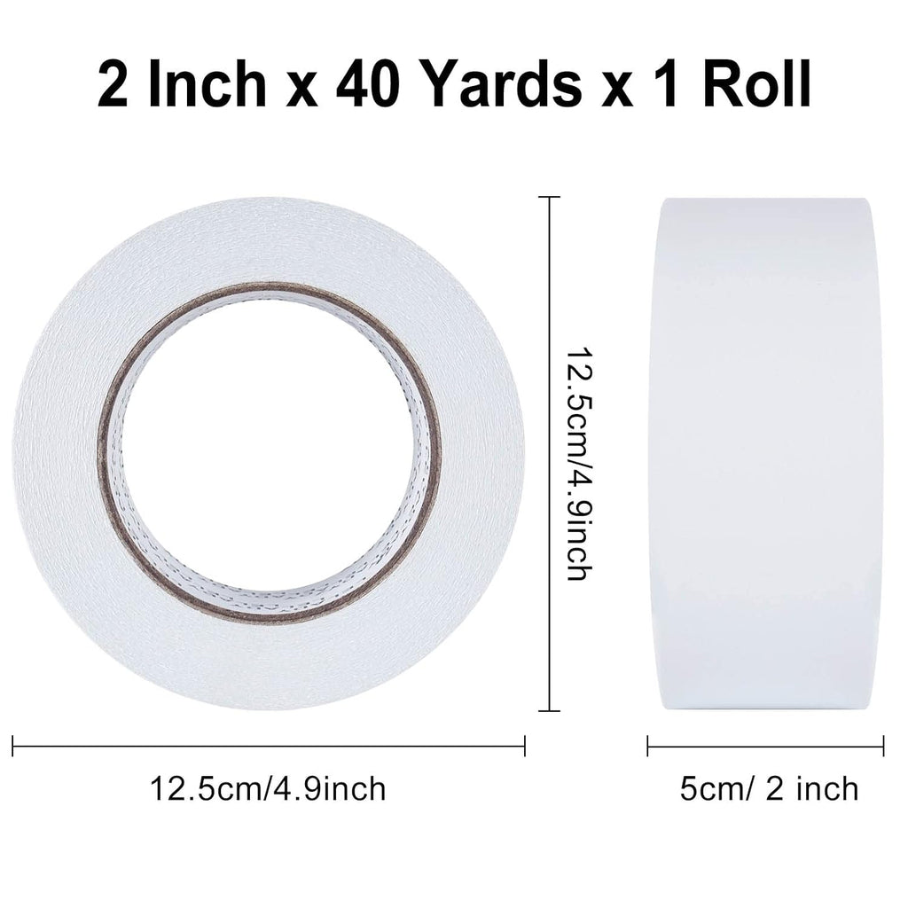 Double Sided Tape 2 Inch x 40 Yards- 1 Roll