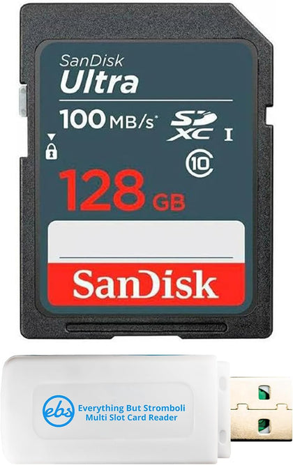 SanDisk 128GB UHS-I Ultra Memory Card Class 10 Card for Photos and Videos | Works with Mirrorless and Digital Cameras