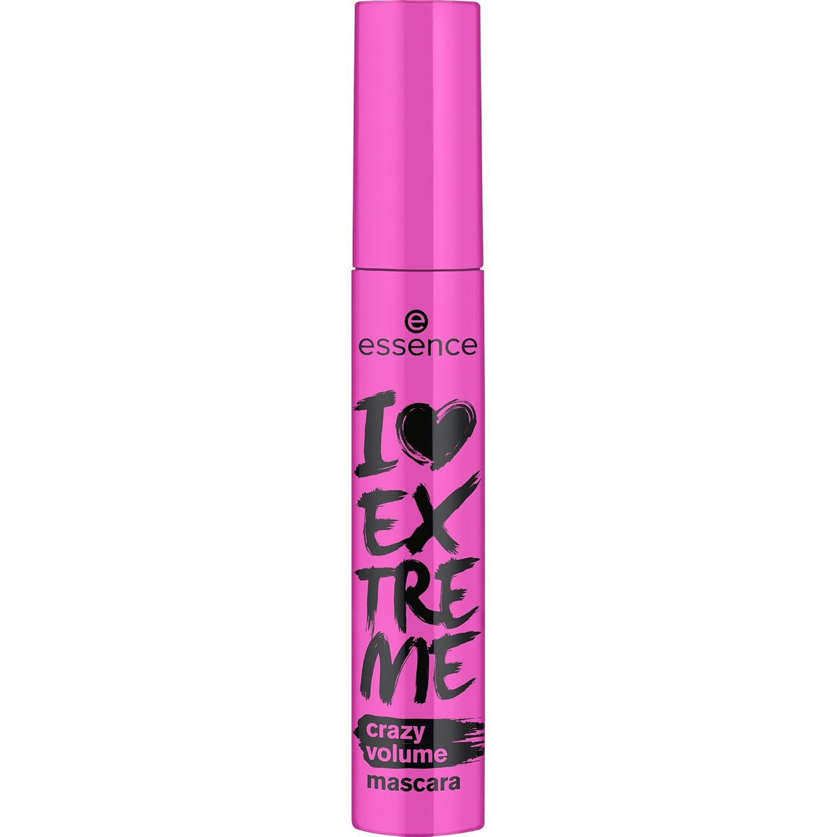 essence I Love Extreme Crazy Volume Mascara, Flake Free, Black (Pack of 1)