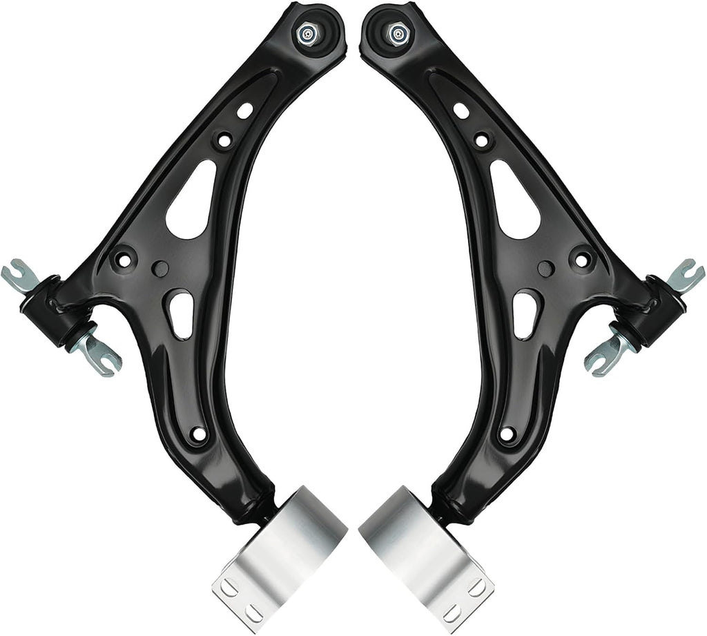AUQDD 2Pc Suspension Front Lower Control Arm and Ball Joint Assembly Fit For 2018-2021 2022-2024 Chevy Equinox /18-24 G-M-C Terrain (OE# CMS501312 CMS501313 84406463 84406464)