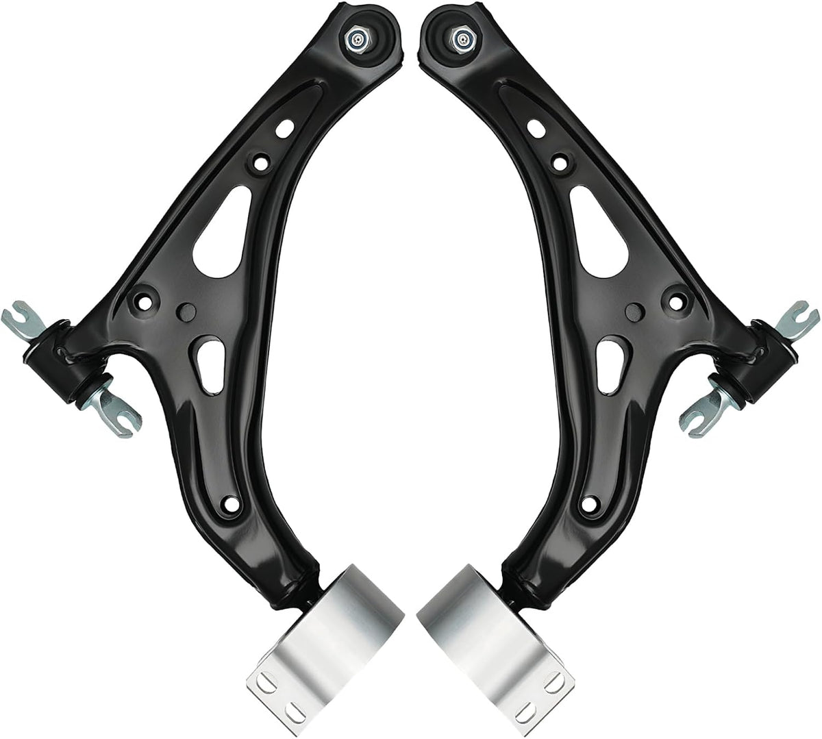 AUQDD 2Pc Suspension Front Lower Control Arm and Ball Joint Assembly Fit For 2018-2021 2022-2024 Chevy Equinox /18-24 G-M-C Terrain (OE# CMS501312 CMS501313 84406463 84406464)