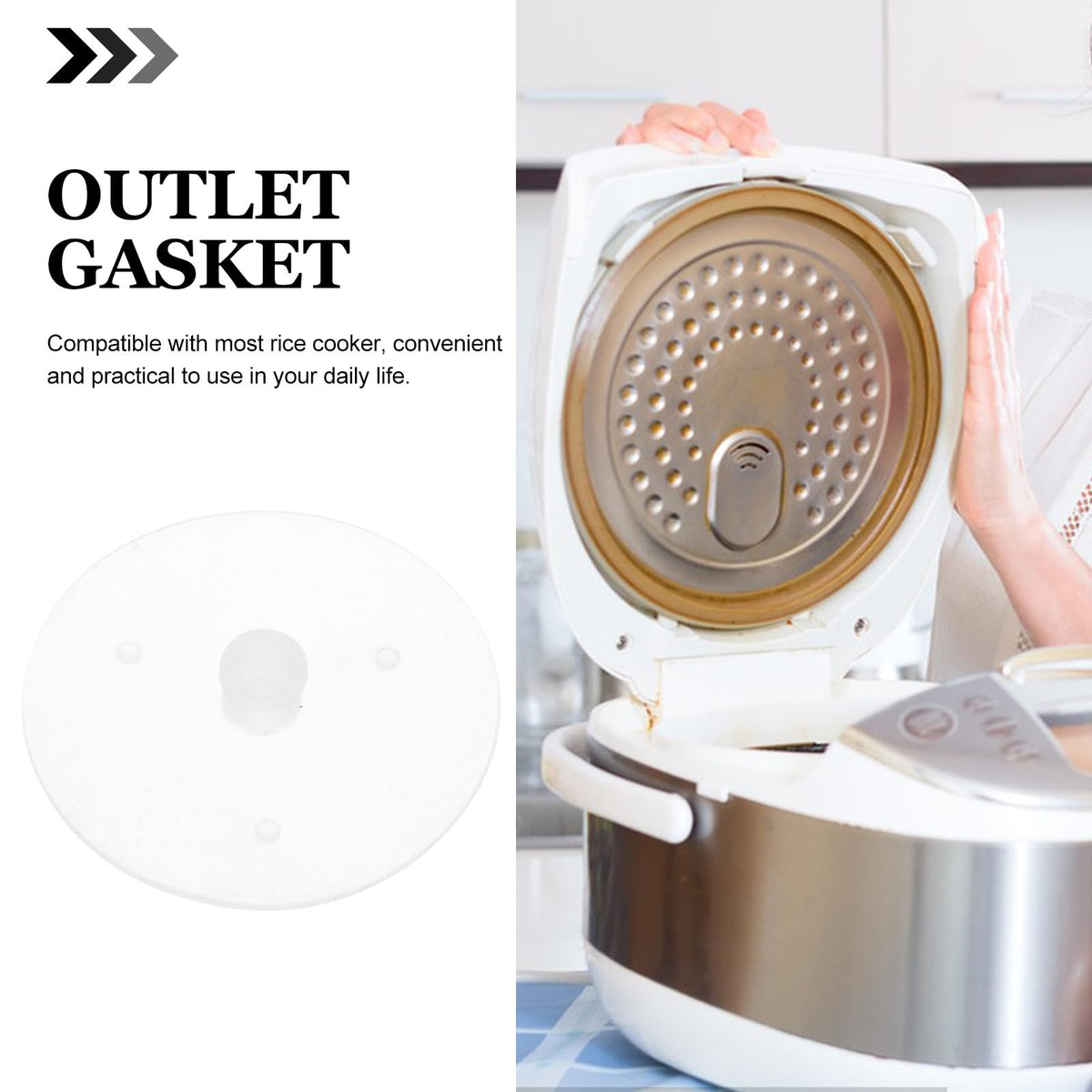 Rice Cooker Valve Gasket Silicone 10pcs for Steam Release