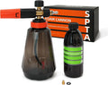 Foam Cannon (Thicker Snow Foam Technology) with 1/4 Inch Quick Connector for Pressure Washer (Wide Mouth), 34 Oz
