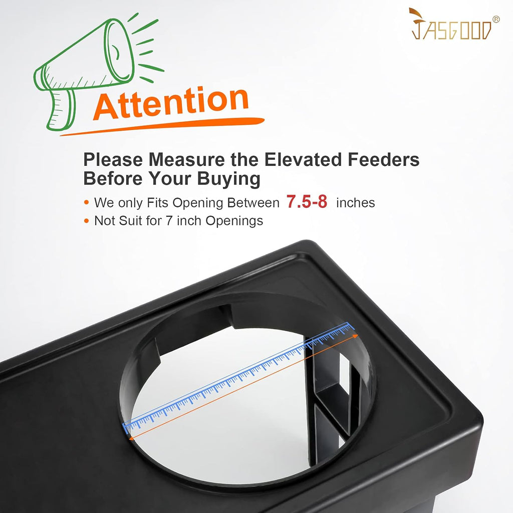 Dog Slow Feeder Bowl - Reduce Slip Puzzle Bowl for Elevated Pet Feeders - Interactive Bloat Stop Dog Dishes - Dark