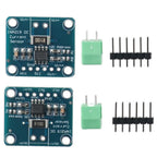 2Pcs INA219 I2C Interface, Bi-Directional DC Sensor, DIY Current Power Supply, Breakout Board Module Kit for Arduino Raspberry Pi, Blue