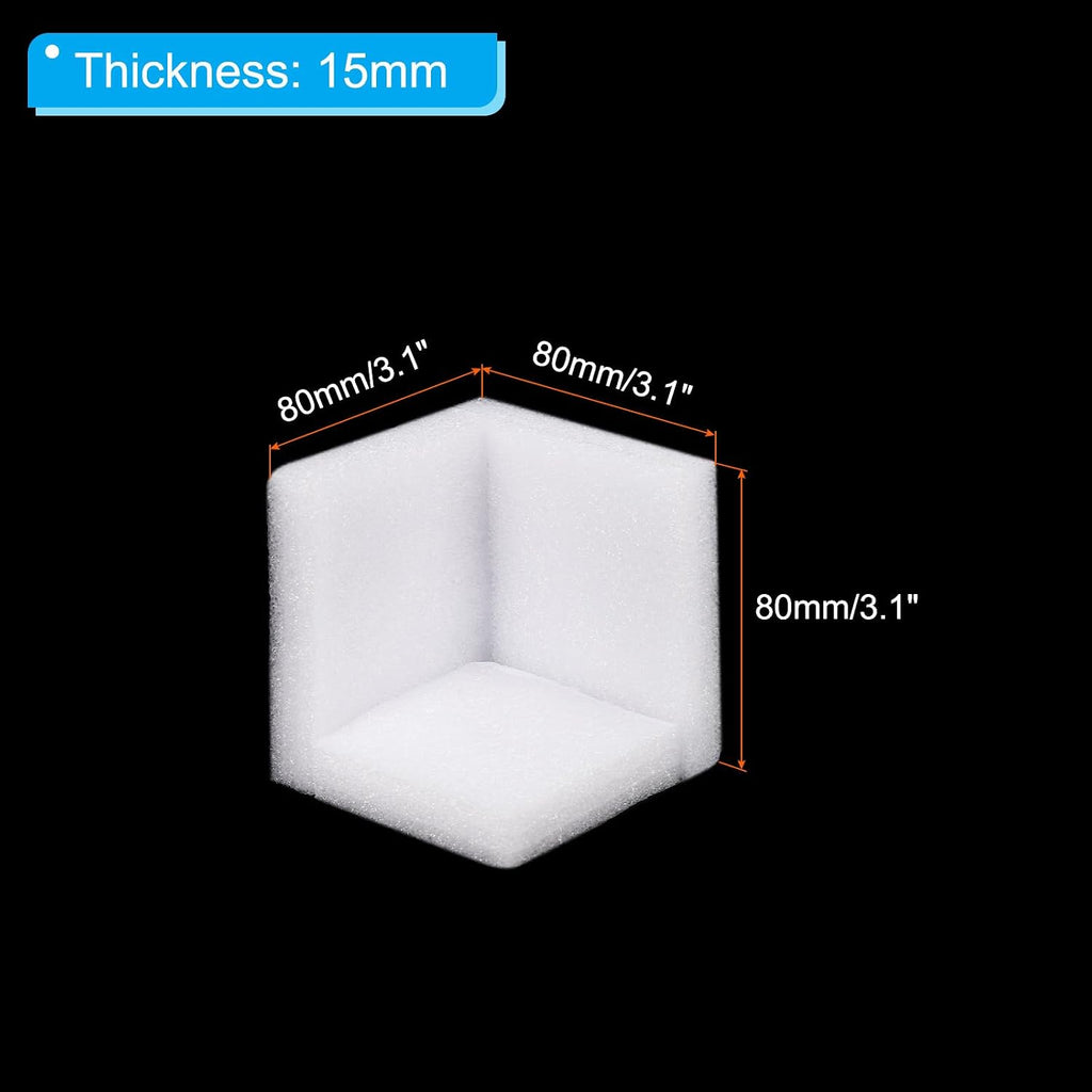 Foam Corner Protector 3.1x3.1x3.1 Inch Polyethylene Edges Guard for Moving Packing Pack of 30