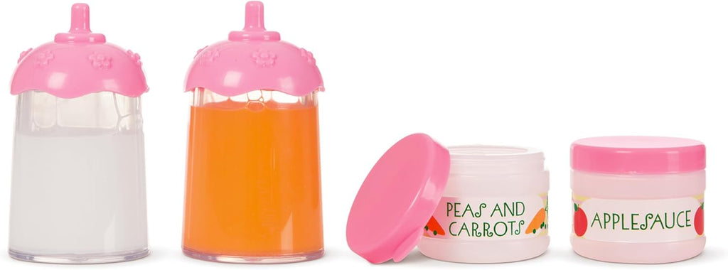 Melissa & Doug Mine to Love Baby Food & Bottle Play Set for Feeding Dolls Baby Doll Feeding Set, Disappearing Milk