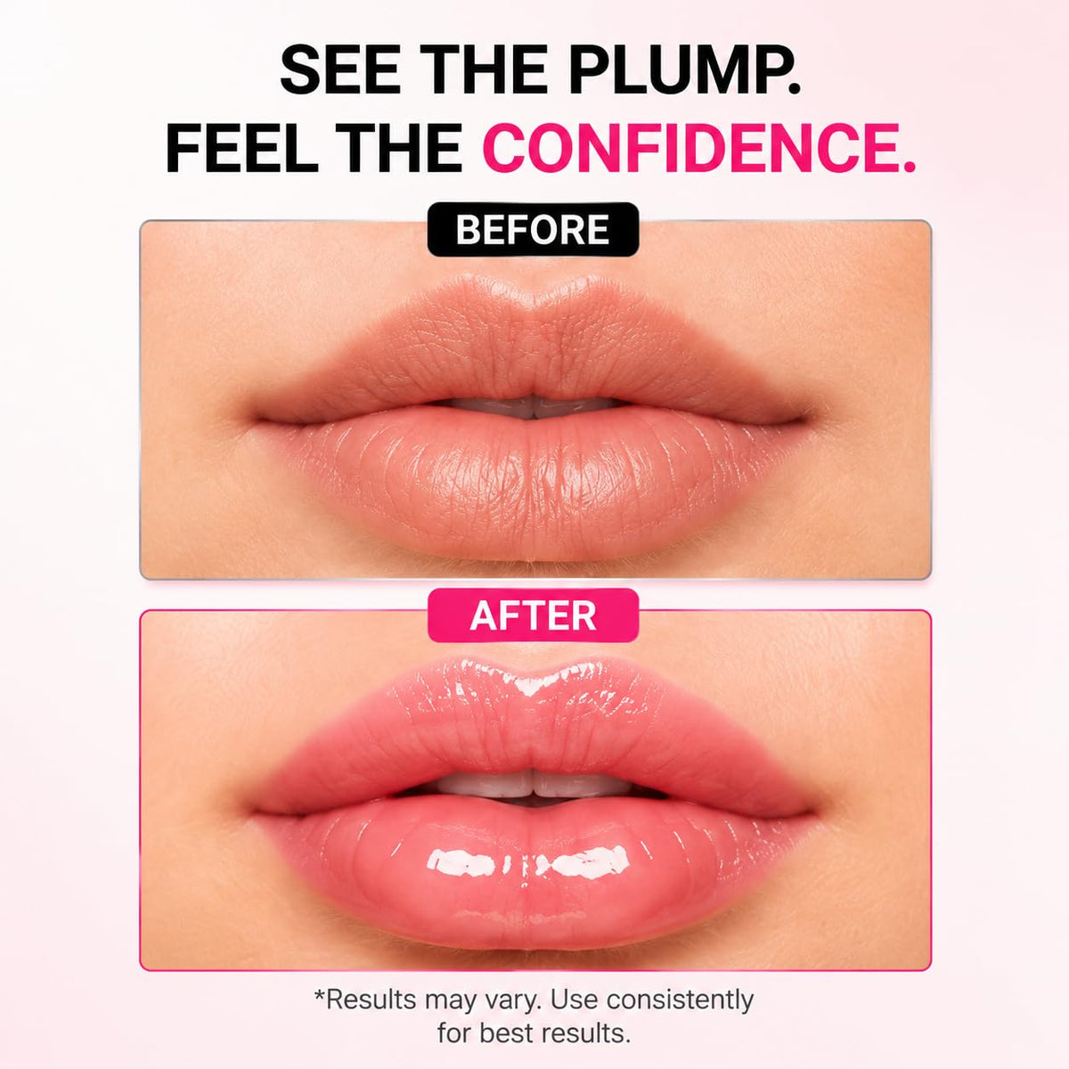 Spicy Lip Plumper, Hydrating Lip Volumizer Serum & Gloss
