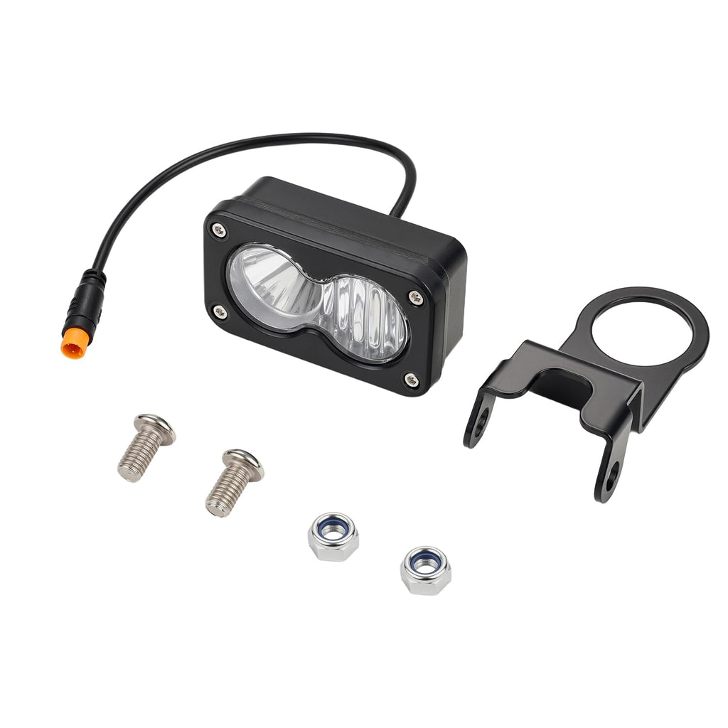 E-Bike Light for Ridstar Q20 Ebike Front Headlight -White