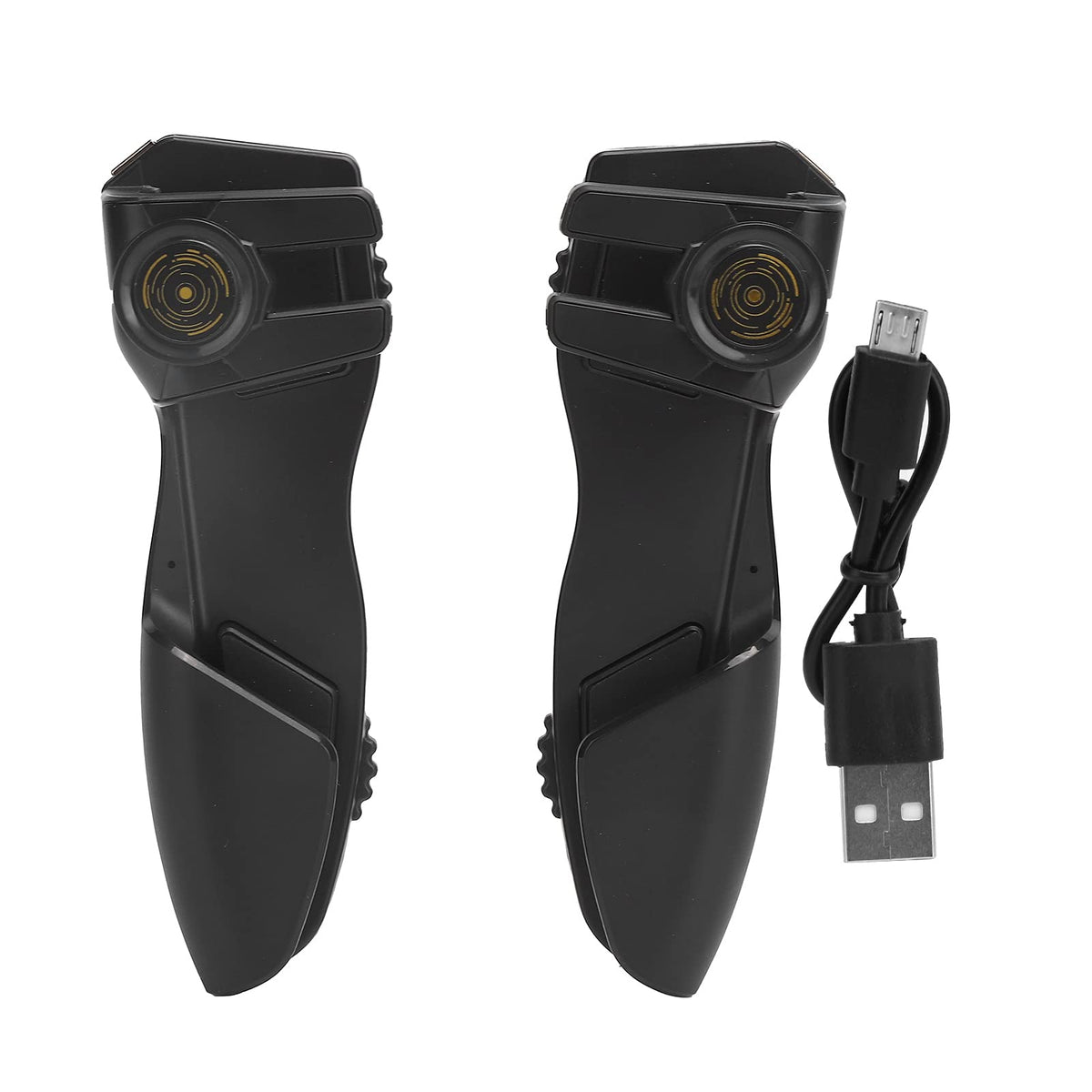 Mobile Game Controller for Tablets, Six Finger Game Joystick Trigger - Customized Firing Frequency, Silicone
