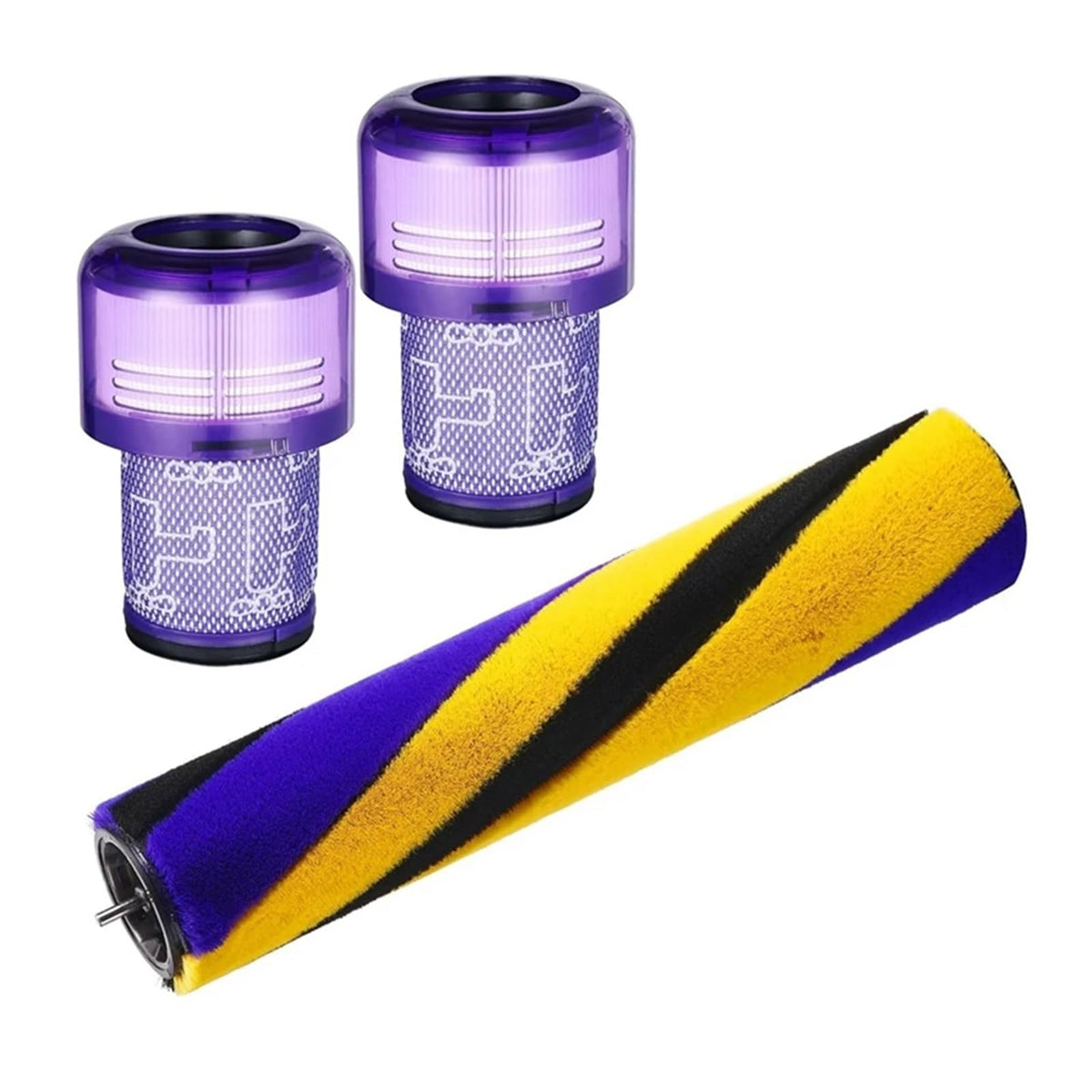 Replacement Roller Brushes & Floor Nozzle Accessories With HEPA Filter Compatible With Dyson V12 Detect Slim Vacuum Cleaner
