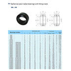 1PCS radial spherical plain bearings,GE6E