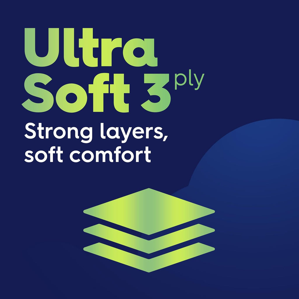 Ultra Comfort Lotion 3-Ply Facial Tissue, 18 Box Pack