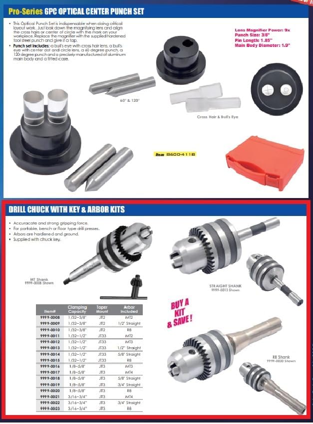 HHIP 9999-0016 5/8" JT3 Drill Chuck with Mt3 Arbor