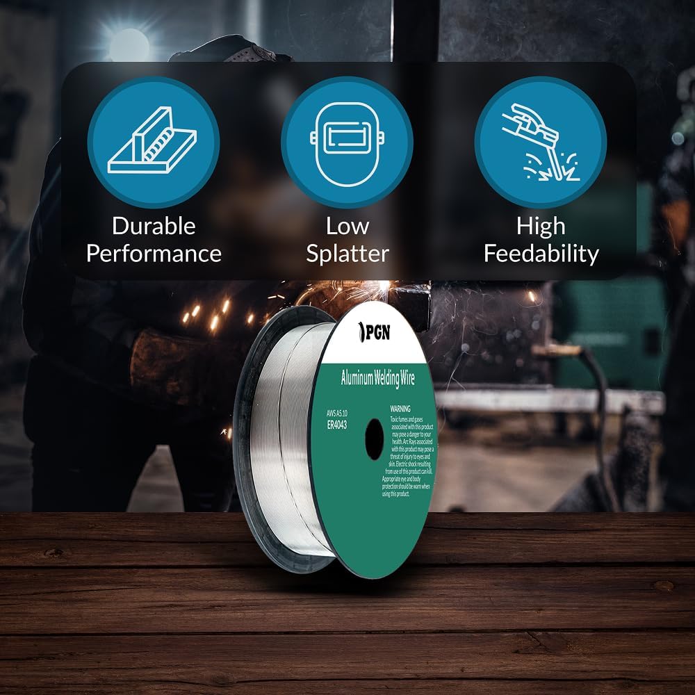 PGN ER4043 .035" Aluminum MIG Welding Wire - 1lb Spool