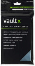 Exact Fit Slab Sleeves (100 Pack) for BGS Beckett Graded Cards | Fits BGS & Beckett graded slabs & cases.
