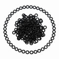 AS-008 Nitrile (NBR) O-Rings, 3/16" ID x 1/16" CS (0.176" x 0.070"), 90A Durometer, -40°F to +248°F, Fuel, Oil & Hydraulic System Seals, 200 Pcs