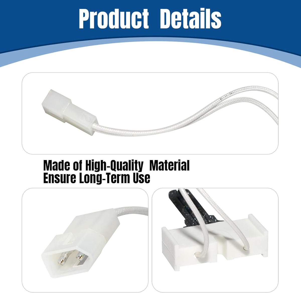 2-Pack LH33ZS004 Furnace Hot Surface Ignitor, Direct Replacement for Carrier Payne Part LH33ZS004