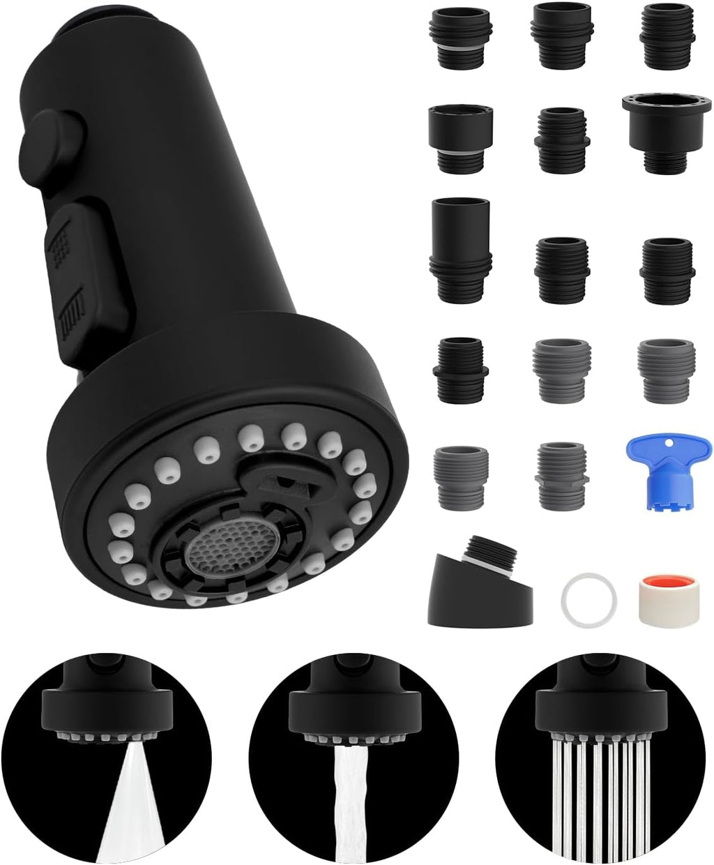 NSF/ANSI/CAN 61 & 372 Certified Kitchen Faucet Head Replacement