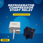 WSRXG Refrigerator Compressor Relay Start Capacitor 5SP15R319LFM WP2304885 Genuine OEM Replacement