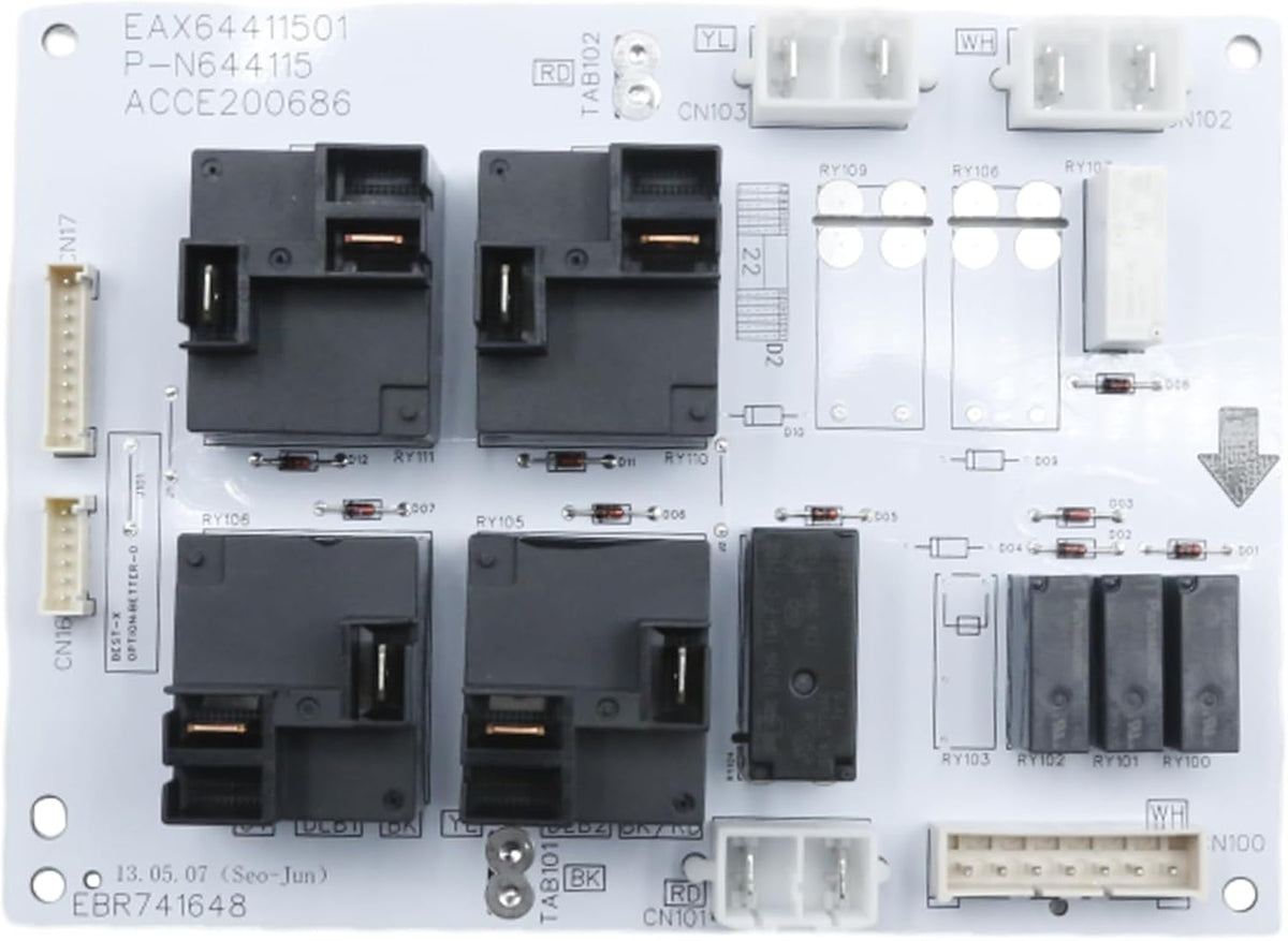 EATAKWARD EBR74164805 Range Oven Relay Control Board, Replacement for LG LRE3021ST LRE3083SW LRE3083ST LRE6321ST Stove Oven