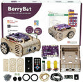 BerryBot – Programmable Robot Kit with Raspberry Pi RP2040 | STEM Learning, Graphical Coding, Easy Assembly, Obstacle