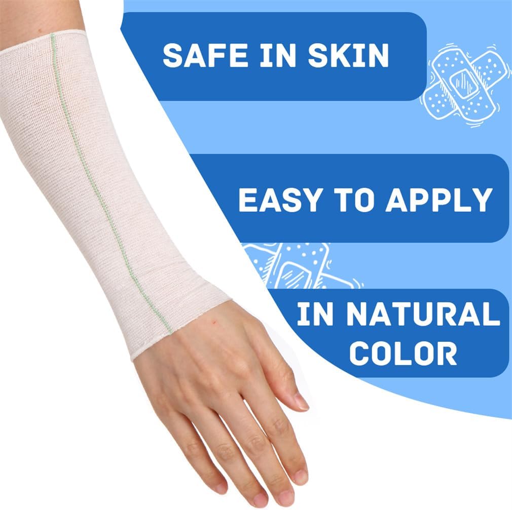 Tubular Elastic Sport Bandage 2inch x 32.8 Feet Reusable Sleeve Stretch Dressing Retainer Gauze Stockinette Tubing