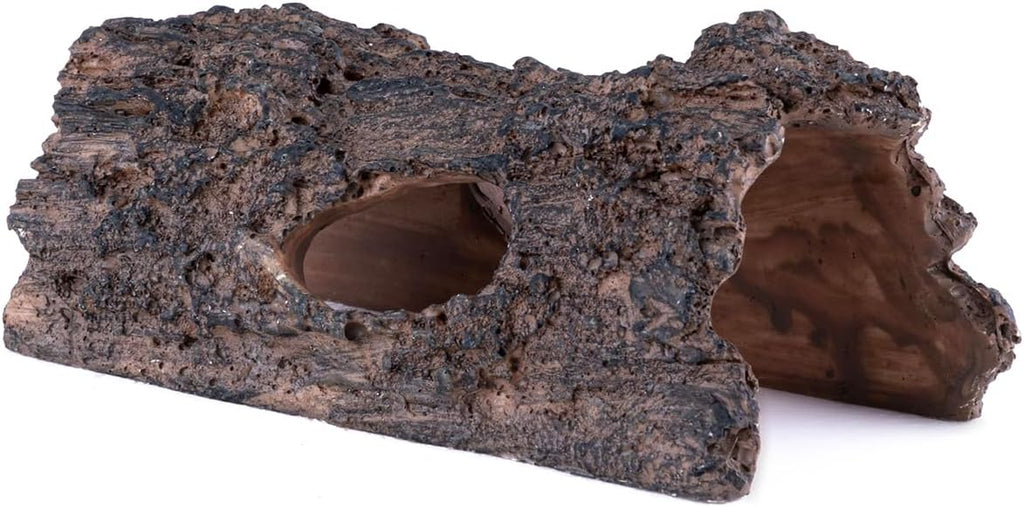 Natural Reptile Hide Basking Platform, Hideout Decor for Aquarium, Fish Tank, Bearded Dragon, Gecko, Shrimp, Betta