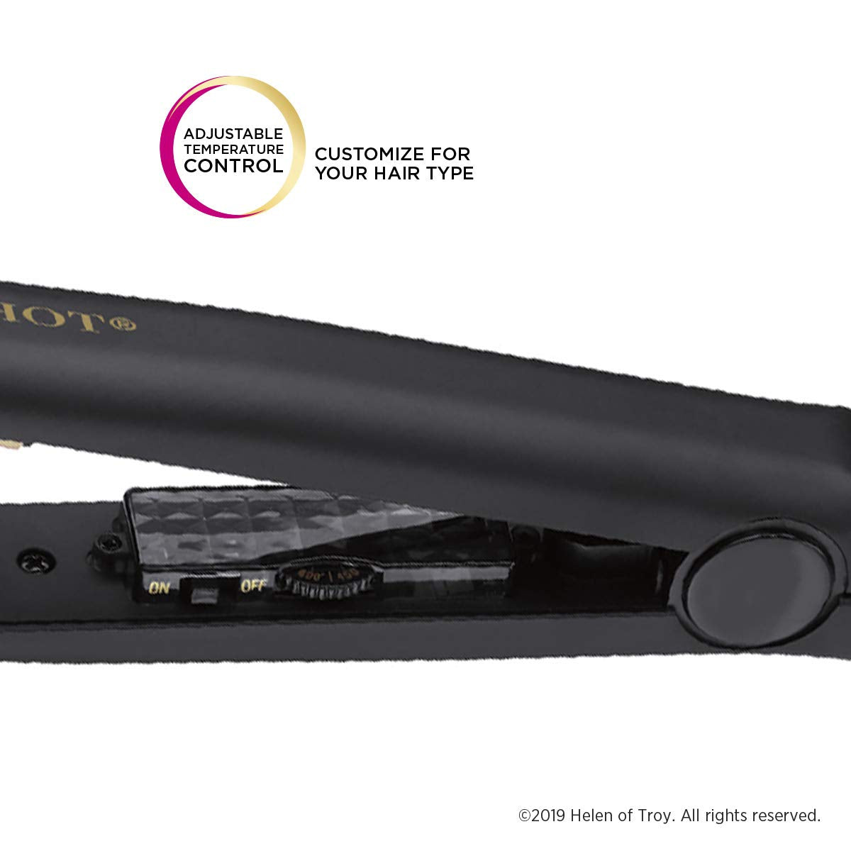 Professional Ceramic Flat Iron, 1 inch