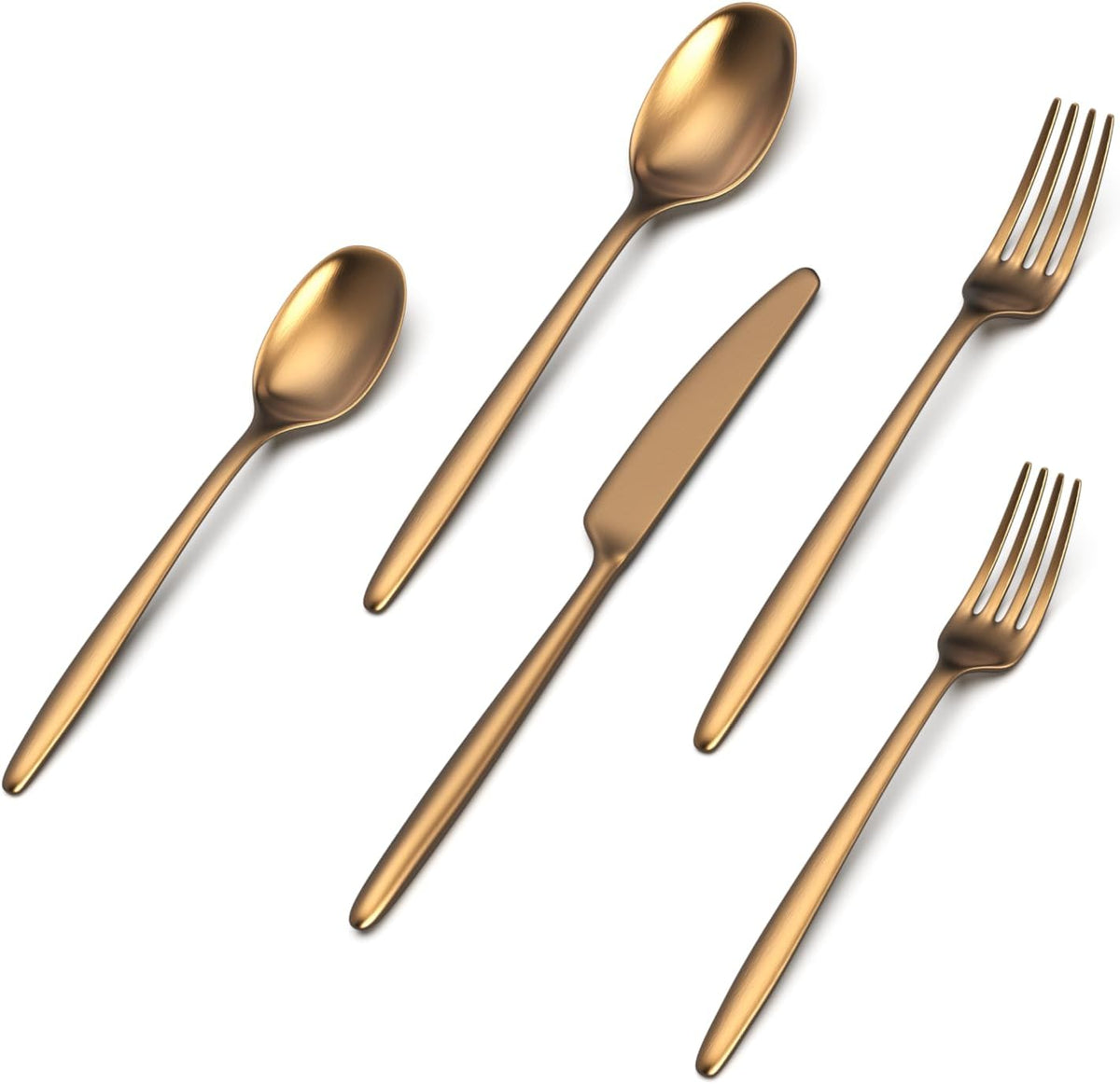 Ava 20-Piece Flatware Set, 18/10 Stainless Steel