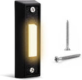 Lighted Doorbell Button, Wired Door Bell Push Button Replacement Door Bell Push Buttons LED Door Chime Wall Mounted